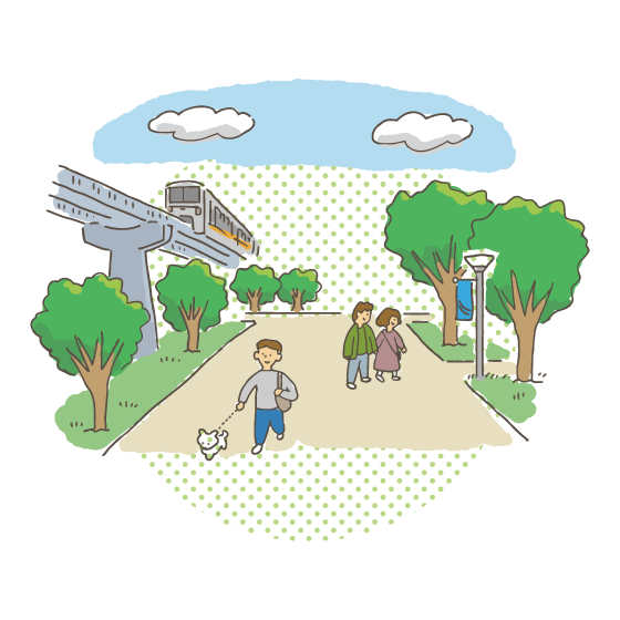 立川市の風景